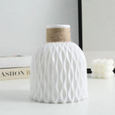 DecorBites™ Plastic Flower Arrangement Vase - Home Décor