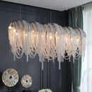 DecorBites™ Postmodern Aluminum Tassel Pendant Lighting with 10 Bulbs - Island Ceiling Light