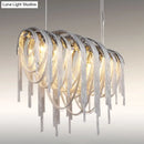 DecorBites™ Postmodern Aluminum Tassel Pendant Lighting with 10 Bulbs - Island Ceiling Light