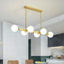 DecorBites™ Postmodern Opaline Glass Molecular Island Pendant Light for Dining Room