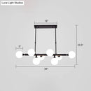 DecorBites™ Postmodern Opaline Glass Molecular Island Pendant Light for Dining Room