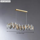 DecorBites™ Postmodern Smoke Grey Glass Leaf Suspension Lamp – Gold Restaurant Island Light