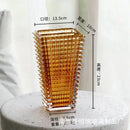 DecorBites™ Premium Crystal Glass Vase for Home Décor