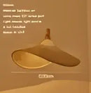 DecorBites™ Rattan Pendant Light with Dimmable Bamboo Shade