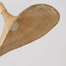 DecorBites™ Rattan Pendant Light with Dimmable Bamboo Shade