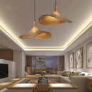 DecorBites™ Rattan Pendant Light with Dimmable Bamboo Shade