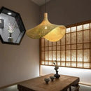 DecorBites™ Rattan Pendant Light with Dimmable Bamboo Shade