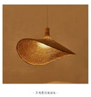 DecorBites™ Rattan Pendant Light with Dimmable Bamboo Shade