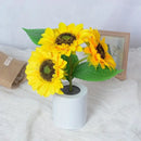 DecorBites™ Rechargeable Sunflower LED Night Light for Bedroom
