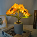 DecorBites™ Rechargeable Sunflower LED Night Light for Bedroom