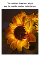 DecorBites™ Rechargeable Sunflower LED Night Light for Bedroom