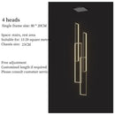 DecorBites™ Rectangular LED Chandelier for Modern Living Spaces