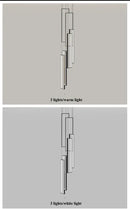 DecorBites™ Rectangular LED Chandelier for Modern Living Spaces