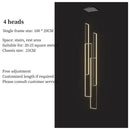 DecorBites™ Rectangular LED Chandelier for Modern Living Spaces