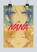 DecorBites™ Retro Anime NANA Kraft Poster Sticker