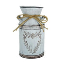 DecorBites™ Retro Floral Metal Vase Holder - Wedding Garden Style