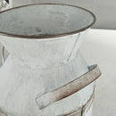 White Metal Vase Holder