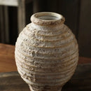 DecorBites™ Retro Handmade Clay Vase 21.5CM Home Decor