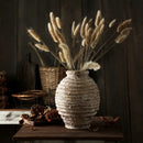 DecorBites™ Retro Handmade Clay Vase 21.5CM Home Decor