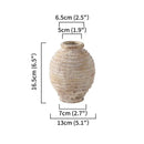 DecorBites™ Retro Handmade Clay Vase 21.5CM Home Decor