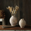 DecorBites™ Retro Handmade Clay Vase 21.5CM Home Decor