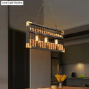 DecorBites™ Retro Industrial Metal Abacus Pendant Chandelier - 3-Light Island Lamp for Bar/Restaurant