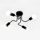 DecorBites™ Retro Industrial Wrought Iron Ceiling Light