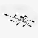 DecorBites™ Retro Industrial Wrought Iron Ceiling Light