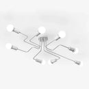 DecorBites™ Retro Industrial Wrought Iron Ceiling Light