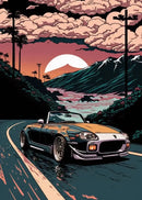 DecorBites™ Retro Japanese GTR Luxury Car Canvas Wall Art
