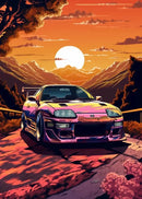 DecorBites™ Retro Japanese GTR Luxury Car Canvas Wall Art