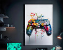 DecorBites™ Retro Monkey Gaming Room Wall Art Poster