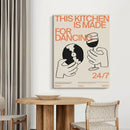 DecorBites™ Retro Record Player Canvas Wall Art