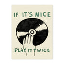 DecorBites™ Retro Record Player Canvas Wall Art