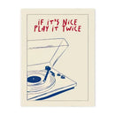 DecorBites™ Retro Record Player Canvas Wall Art