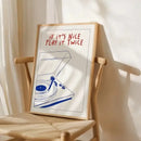DecorBites™ Retro Record Player Canvas Wall Art