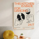DecorBites™ Retro Record Player Canvas Wall Art