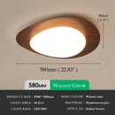 DecorBites™ Retro-Style Walnut Acrylic Ceiling Light