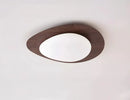 DecorBites™ Retro-Style Walnut Acrylic Ceiling Light