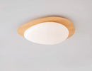 DecorBites™ Retro-Style Walnut Acrylic Ceiling Light