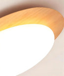 DecorBites™ Retro-Style Walnut Acrylic Ceiling Light