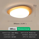 DecorBites™ Retro-Style Walnut Acrylic Ceiling Light