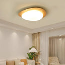DecorBites™ Retro-Style Walnut Acrylic Ceiling Light