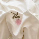 DecorBites™ Rose Embroidered Duvet Set - Princess Style