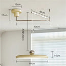 DecorBites™ Rotatable Nordic LED Pendant Light - Cream Iron Chandelier