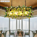DecorBites™ Rustic Black Metal Island Pendant Light for Restaurants