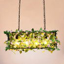DecorBites™ Rustic Black Metal Island Pendant Light for Restaurants