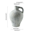 DecorBites™ Rustic Handmade Ceramic Vase for Home Decor