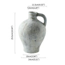 DecorBites™ Rustic Handmade Ceramic Vase for Home Decor