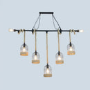 DecorBites™ Rustic Iron Birdcage Island Light for Dining Room Ceilings - Suspended Lighting Fixture